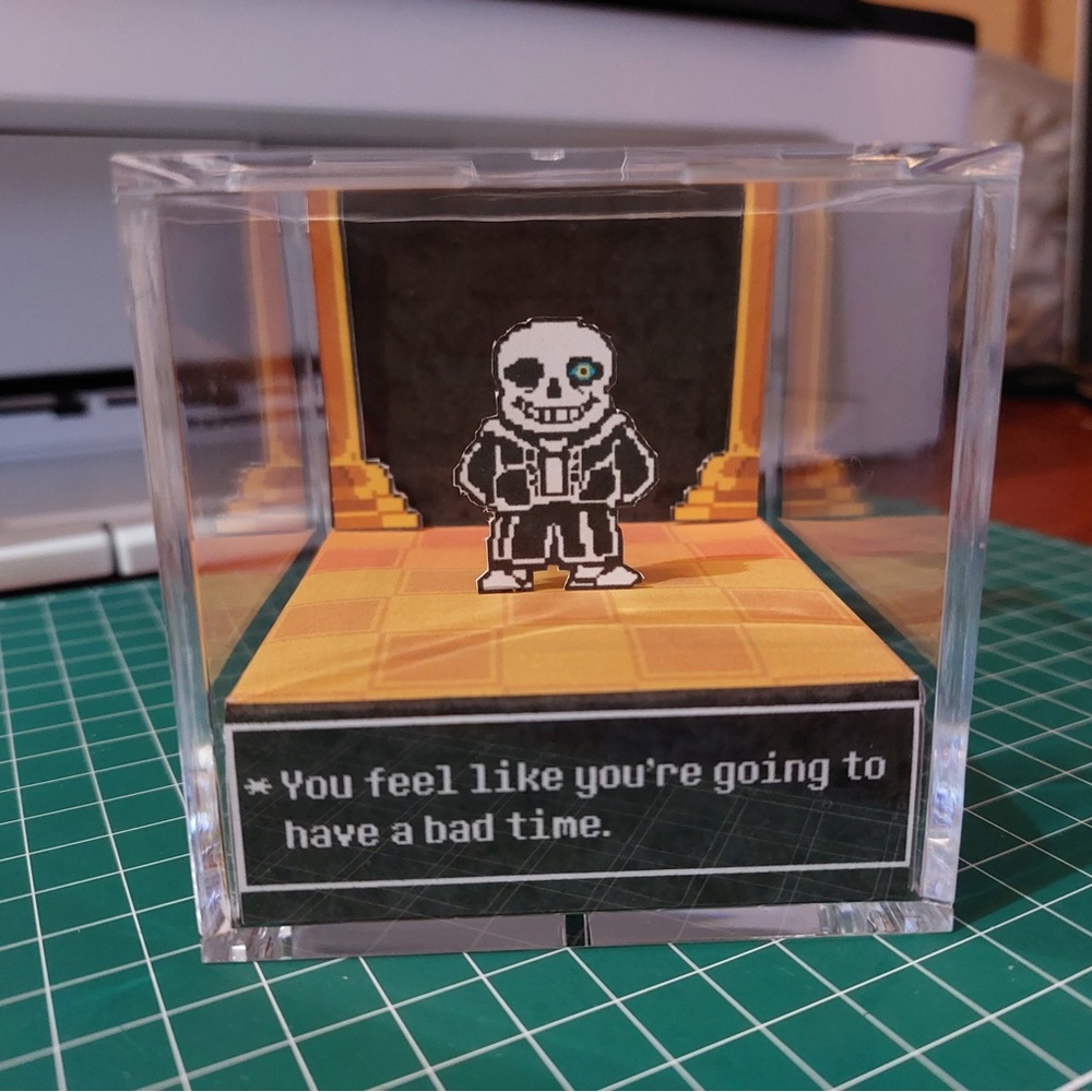 Undertale Cube Diorama